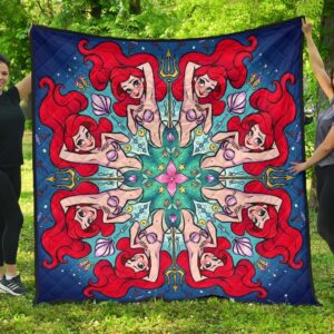 Mermaid Seashells Premium Quilt M164  Quilt